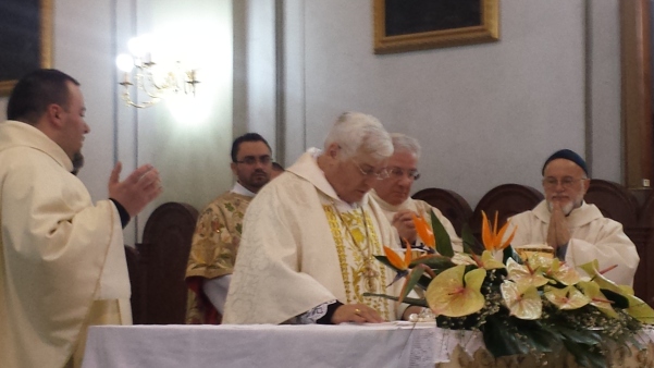 San Sabino 2015, Messa con vescovo Marino1
