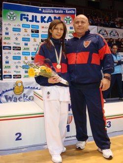 M° Emilio Fotino; Antonella Tirone BRONZO 50 kg