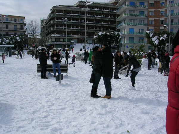 neve piazza umberto
