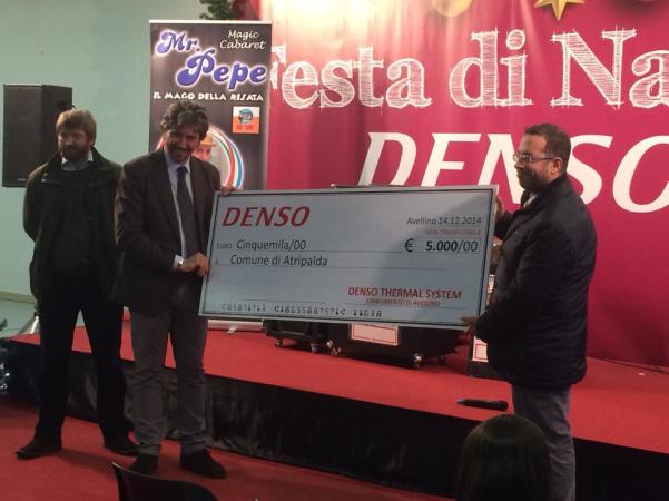 La Denso dona al Comune 5 mila euro