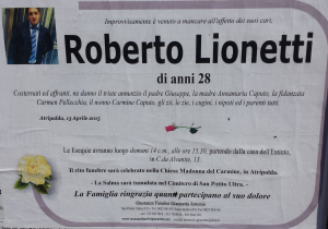 Roberto Lionetti manifesto